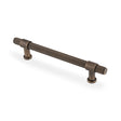 High quality image of Alexander & Wilks Kingston Reeded Pull Handle-Antique Brass-160mm c/c | Sku. AW839R-160-AB | Trade Door Handles.
