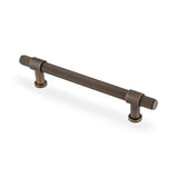 High quality image of Alexander & Wilks Kingston Reeded Pull Handle-Antique Brass-160mm c/c | Sku. AW839R-160-AB | Trade Door Handles.