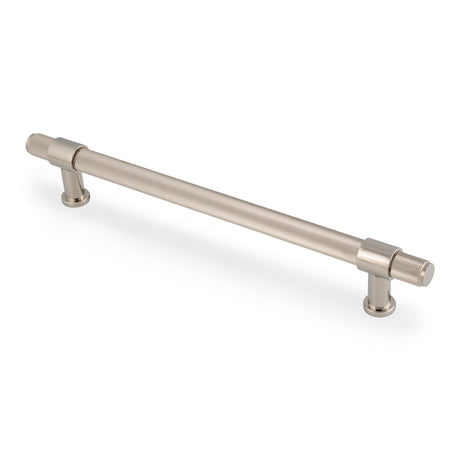 High quality image of Alexander & Wilks Kingston Reeded Pull Handle-Polished Nickel PVD-224mm c/c | Sku. AW839R-224-PNPVD | Trade Door Handles.