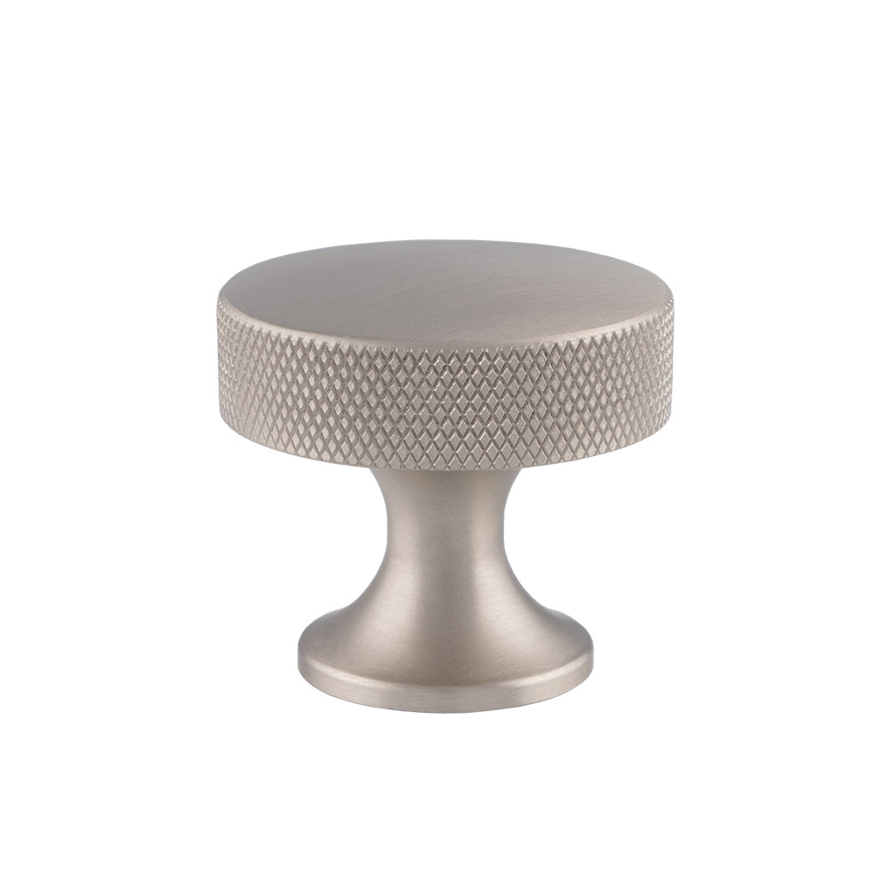 High quality image of Alexander & Wilks Berlin Cupboard Knob - Satin Nickel - 38mm | Sku. aw841-38-sn | Trade Door Handles.