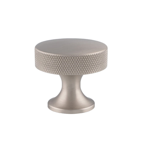 High quality image of Alexander & Wilks Berlin Cupboard Knob - Satin Nickel - 38mm | Sku. aw841-38-sn | Trade Door Handles.