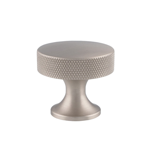 High quality image of Alexander & Wilks Berlin Cupboard Knob - Satin Nickel - 38mm | Sku. aw841-38-sn | Trade Door Handles.
