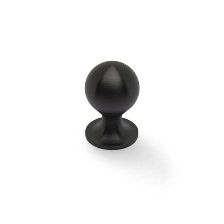 High quality image of Alexander & Wilks Plain Caesar Cabinet Knob-Dark Bronze PVD-25mm | Sku. AW844-25-DBZPVD | Trade Door Handles.