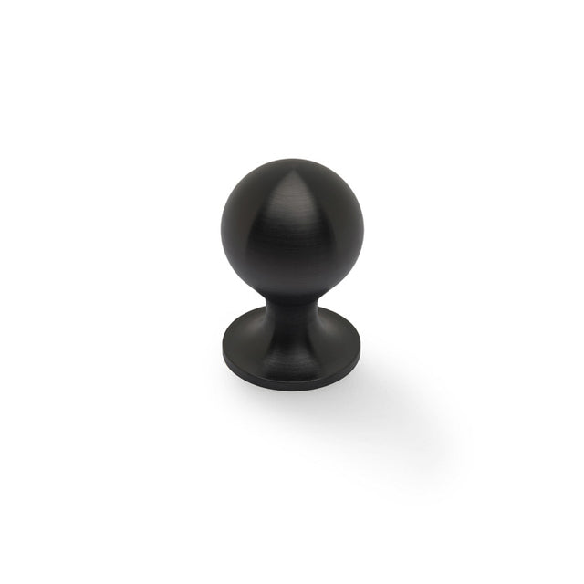 High quality image of Alexander & Wilks Plain Caesar Cabinet Knob-Dark Bronze PVD-25mm | Sku. AW844-25-DBZPVD | Trade Door Handles.