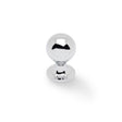 High quality image of Alexander & Wilks Plain Caesar Cabinet Knob-Polished Chrome-25mm | Sku. AW844-25-PC | Trade Door Handles.