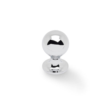High quality image of Alexander & Wilks Plain Caesar Cabinet Knob-Polished Chrome-25mm | Sku. AW844-25-PC | Trade Door Handles.