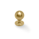 High quality image of Alexander & Wilks Plain Caesar Cabinet Knob-Satin Brass PVD-25mm | Sku. AW844-25-SBPVD | Trade Door Handles.