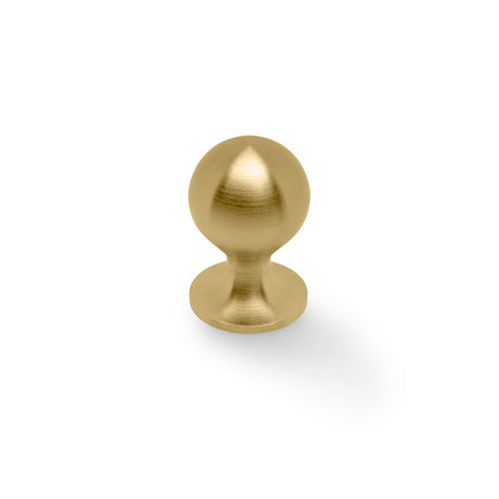 High quality image of Alexander & Wilks Plain Caesar Cabinet Knob-Satin Brass PVD-25mm | Sku. AW844-25-SBPVD | Trade Door Handles.