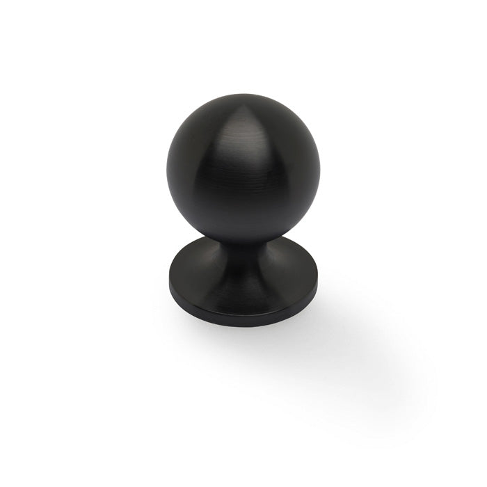 High quality image of Alexander & Wilks Plain Caesar Cabinet Knob-Dark Bronze PVD-32mm | Sku. AW844-32-DBZPVD | Trade Door Handles.