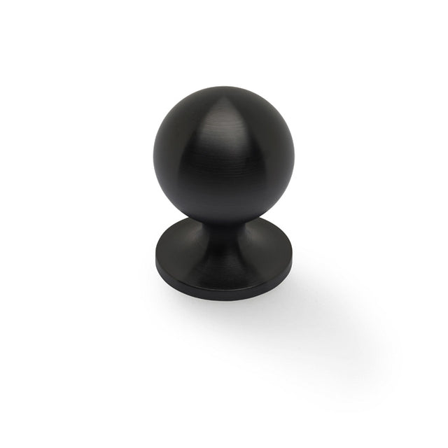 High quality image of Alexander & Wilks Plain Caesar Cabinet Knob-Dark Bronze PVD-32mm | Sku. AW844-32-DBZPVD | Trade Door Handles.