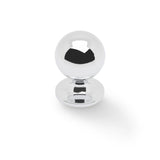 High quality image of Alexander & Wilks Plain Caesar Cabinet Knob-Polished Chrome-32mm | Sku. AW844-32-PC | Trade Door Handles.