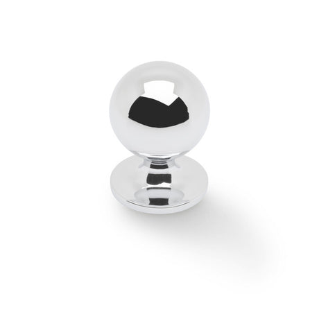 High quality image of Alexander & Wilks Plain Caesar Cabinet Knob-Polished Chrome-32mm | Sku. AW844-32-PC | Trade Door Handles.
