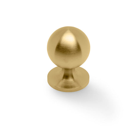 High quality image of Alexander & Wilks Plain Caesar Cabinet Knob-Satin Brass PVD-32mm | Sku. AW844-32-SBPVD | Trade Door Handles.