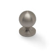 High quality image of Alexander & Wilks Plain Caesar Cabinet Knob-Satin Nickel PVD-32mm | Sku. AW844-32-SN | Trade Door Handles.