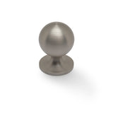High quality image of Alexander & Wilks Plain Caesar Cabinet Knob-Satin Nickel PVD-32mm | Sku. AW844-32-SN | Trade Door Handles.