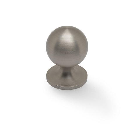 High quality image of Alexander & Wilks Plain Caesar Cabinet Knob-Satin Nickel PVD-32mm | Sku. AW844-32-SN | Trade Door Handles.