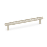 High quality image of Alexander & Wilks - DIAMOND CUT CABINET PULL - 160MM C/C - Satin Nickel | Sku. aw846-160-sn | Trade Door Handles.