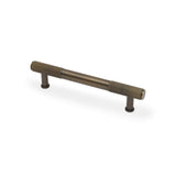 High quality image of Alexander & Wilks - Washington Reeded End Cabinet Pull-Antique Brass-128mm | Sku. aw854r-128-ab | Trade Door Handles.