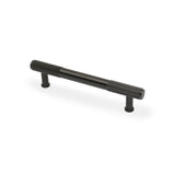 High quality image of Alexander & Wilks - Washington Reeded End Cabinet Pull-Dark Bronze PVD-128mm | Sku. aw854r-128-dbzpvd | Trade Door Handles.