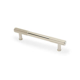 High quality image of Alexander & Wilks - Washington Reeded End Cabinet Pull-Polished Nickel PVD-128mm | Sku. aw854r-128-pnpvd | Trade Door Handles.