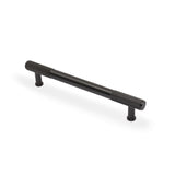 High quality image of Alexander & Wilks - Washington Reeded End Cabinet Pull-Dark Bronze PVD-160mm | Sku. aw854r-160-dbzpvd | Trade Door Handles.