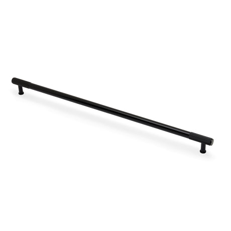 High quality image of Alexander & Wilks - Washington Reeded End Cabinet Pull-Black-448mm | Sku.AW854R-448-BL | Trade Door Handles.