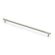 High quality image of Alexander & Wilks - Washington Reeded End Cabinet Pull-Satin Nickel-448mm | Sku. aw854r-448-sn | Trade Door Handles.
