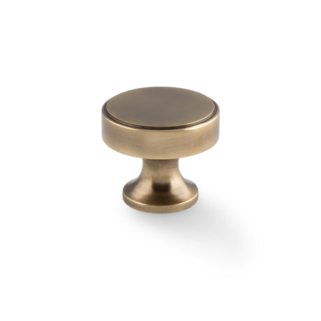 High quality image of Alexander & Wilks - Havana Cabinet Knob-Antique Brass | Sku.AW855-38-AB | Trade Door Handles.