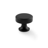 High quality image of Alexander & Wilks - Havana Cabinet Knob-Black | Sku. aw855-38-bl | Trade Door Handles.