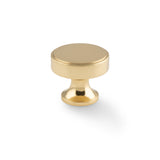 High quality image of Alexander & Wilks - Havana Cabinet Knob-Polished Brass Lacquered | Sku. aw855-38-pbl | Trade Door Handles.