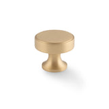 High quality image of Alexander & Wilks - Havana Cabinet Knob-Satin Brass | Sku. aw855-38-sb | Trade Door Handles.
