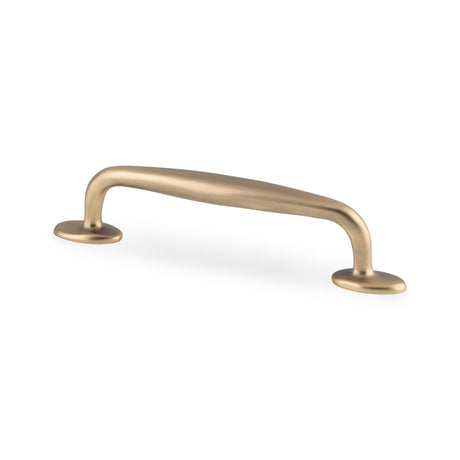High quality image of Alexander & Wilks Ashbury Cabinet Pull Handle-Antique Brass-128mm Centres | Sku. AW861-128-AB | Trade Door Handles.