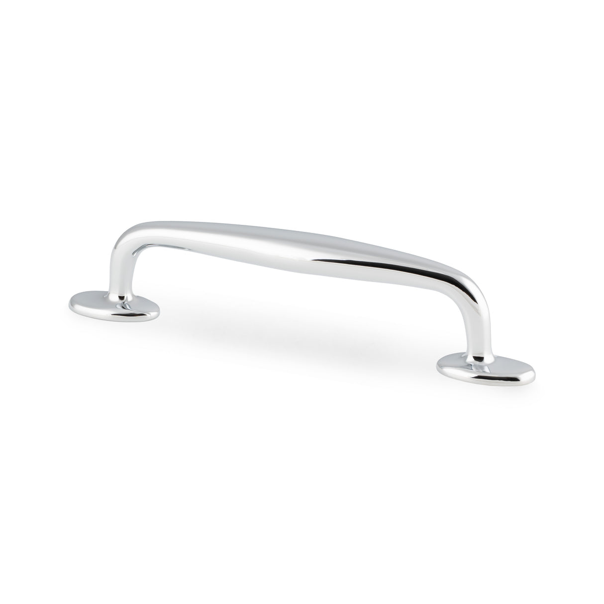 High quality image of Alexander & Wilks Ashbury Cabinet Pull Handle-Polished Chrome-128mm Centres | Sku. AW861-128-PC | Trade Door Handles.
