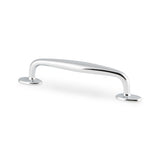 High quality image of Alexander & Wilks Ashbury Cabinet Pull Handle-Polished Chrome-128mm Centres | Sku. AW861-128-PC | Trade Door Handles.