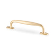 High quality image of Alexander & Wilks Ashbury Cabinet Pull Handle-Satin Brass-128mm Centres | Sku. AW861-128-SB | Trade Door Handles.
