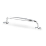 High quality image of Alexander & Wilks Ashbury Cabinet Pull Handle-Polished Chrome-160mm Centres | Sku. AW861-160-PC | Trade Door Handles.