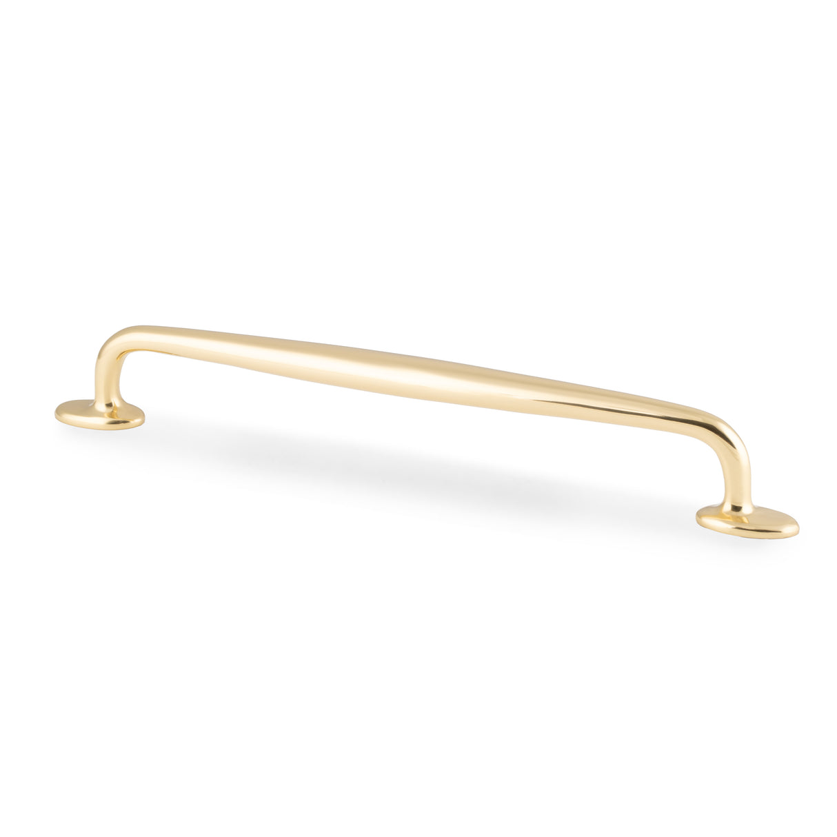 High quality image of Alexander & Wilks Ashbury Cabinet Pull Handle-Polished Brass Lacquered-224mm Centres | Sku. AW861-224-PBL | Trade Door Handles.