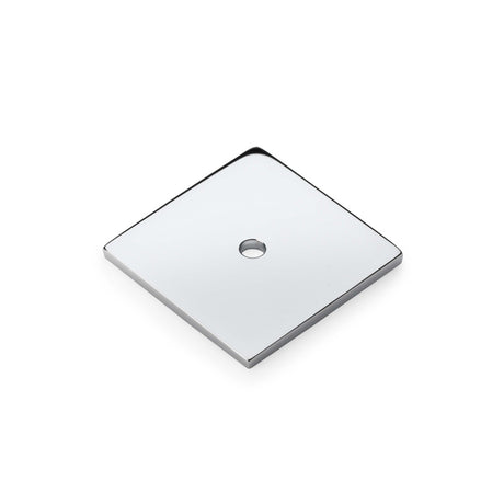 High quality image of Alexander & Wilks Quantock Square Backplate - Polished Chrome | Sku. aw893-38-pc | Trade Door Handles.