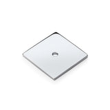 High quality image of Alexander & Wilks - Quantock Square Backplate Polished Nickel | Sku. aw893-38-pnpvd | Trade Door Handles.