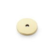 High quality image of Alexander & Wilks Circular Backplate - Satin Brass - Diameter 25mm | Sku. aw895-25-sb | Trade Door Handles.