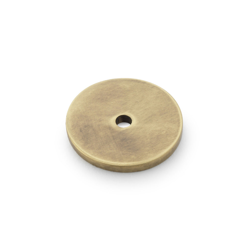 High quality image of Alexander & Wilks Circular Backplate - Antique Bronze - Diameter 30mm | Sku. aw895-30-abz | Trade Door Handles.
