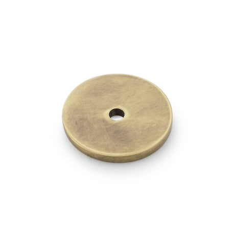 High quality image of Alexander & Wilks Circular Backplate - Antique Bronze - Diameter 30mm | Sku. aw895-30-abz | Trade Door Handles.