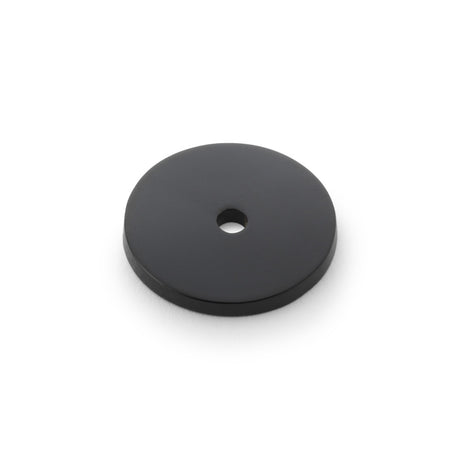 High quality image of Alexander & Wilks Circular Backplate - Black - Diameter 30mm | Sku. aw895-30-bl | Trade Door Handles.
