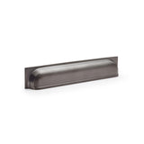 High quality image of Alexander & Wilks Quantock Cup Pull Handle - Dark Bronze PVD - Centres 203mm | Sku. aw906dbzpvd | Trade Door Handles.