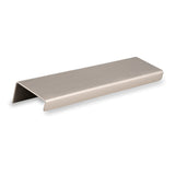 High quality image of Alexander & Wilks - Tilly Finger Pull - 150mm Satin Nickel | Sku. aw908-150-sn | Trade Door Handles.