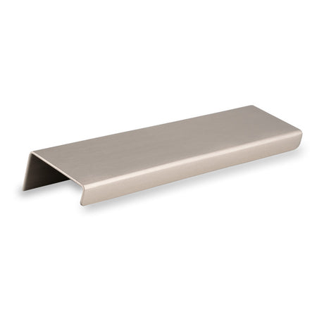 High quality image of Alexander & Wilks - Tilly Finger Pull - 150mm Satin Nickel | Sku.AW908-150-SN | Trade Door Handles.