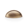 High quality image of Alexander & Wilks Quieslade Cup Handle - Antique Brass | Sku. aw909ab | Trade Door Handles.