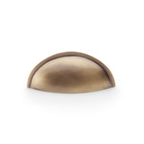 High quality image of Alexander & Wilks Quieslade Cup Handle - Antique Brass | Sku. aw909ab | Trade Door Handles.