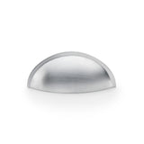 High quality image of Alexander & Wilks Quieslade Cup Handle - Satin Chrome | Sku. aw909sc | Trade Door Handles.