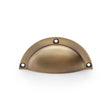 High quality image of Alexander & Wilks Raoul Cup Handle - Antique Brass | Sku. aw910ab | Trade Door Handles.